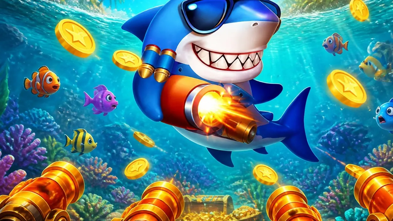 HTML5 Round on the Jackpot Fishing tank
